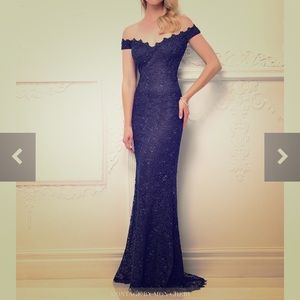 Montage by Mon Cheri Gown in Navy, Size 14